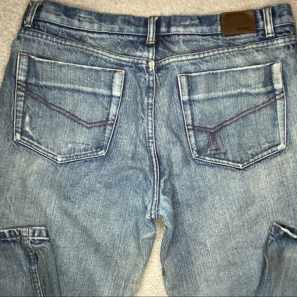 FLYP Men's Straight Leg Distressed Jeans 34 x 32 - Picture 8 of 10